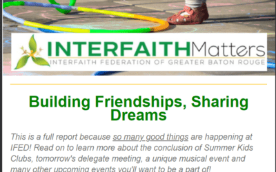 Newsletter: Building Friendships, Sharing Dreams